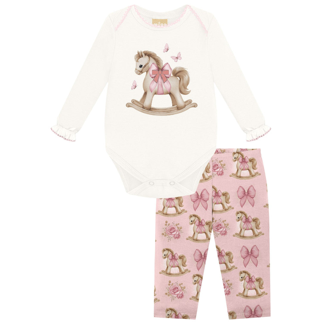 Milon Beige & White Set