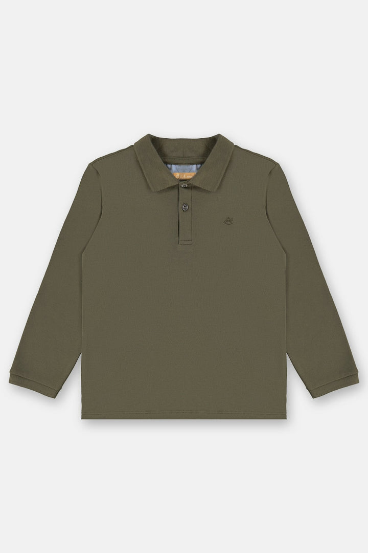 Up Baby Orange, Green &amp; Forest Green Polo Shirt
