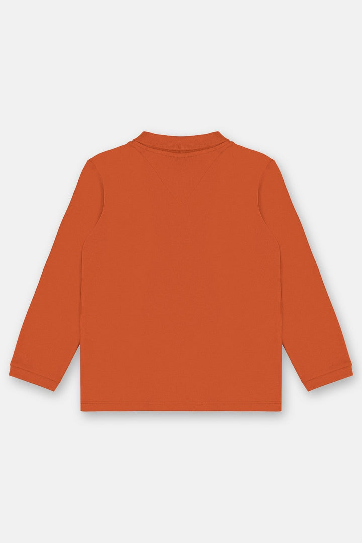 Up Baby Orange, Green &amp; Forest Green Polo Shirt