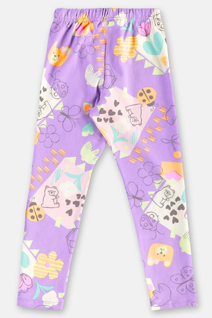 Up Baby Purple &amp; Brown Sweatshirt &amp; Pants Set