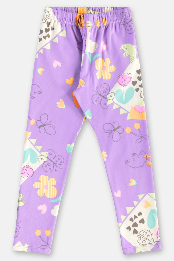 Up Baby Purple &amp; Brown Sweatshirt &amp; Pants Set