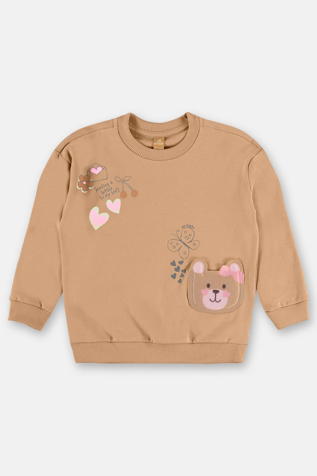 Up Baby Purple &amp; Brown Sweatshirt &amp; Pants Set