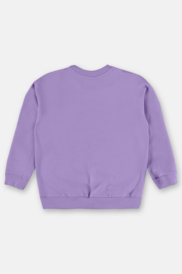 Up Baby Purple &amp; Brown Sweatshirt &amp; Pants Set