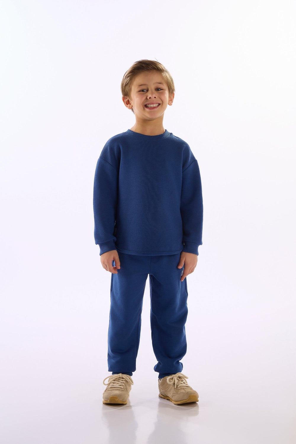 Up Baby Brown & Navy Sweatshirt