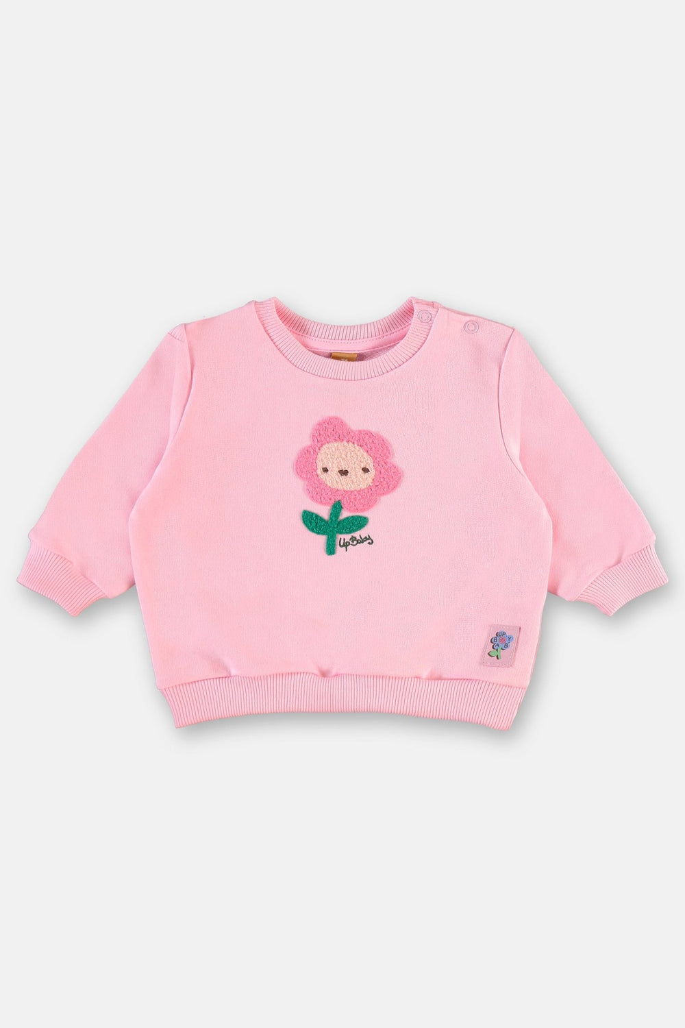 Up Baby Pink Sweatshirt & Pants Set