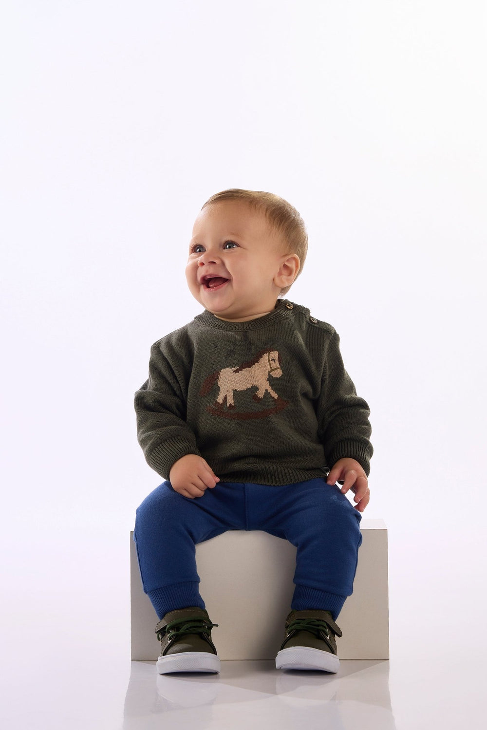 Up Baby Navy & Black Pants