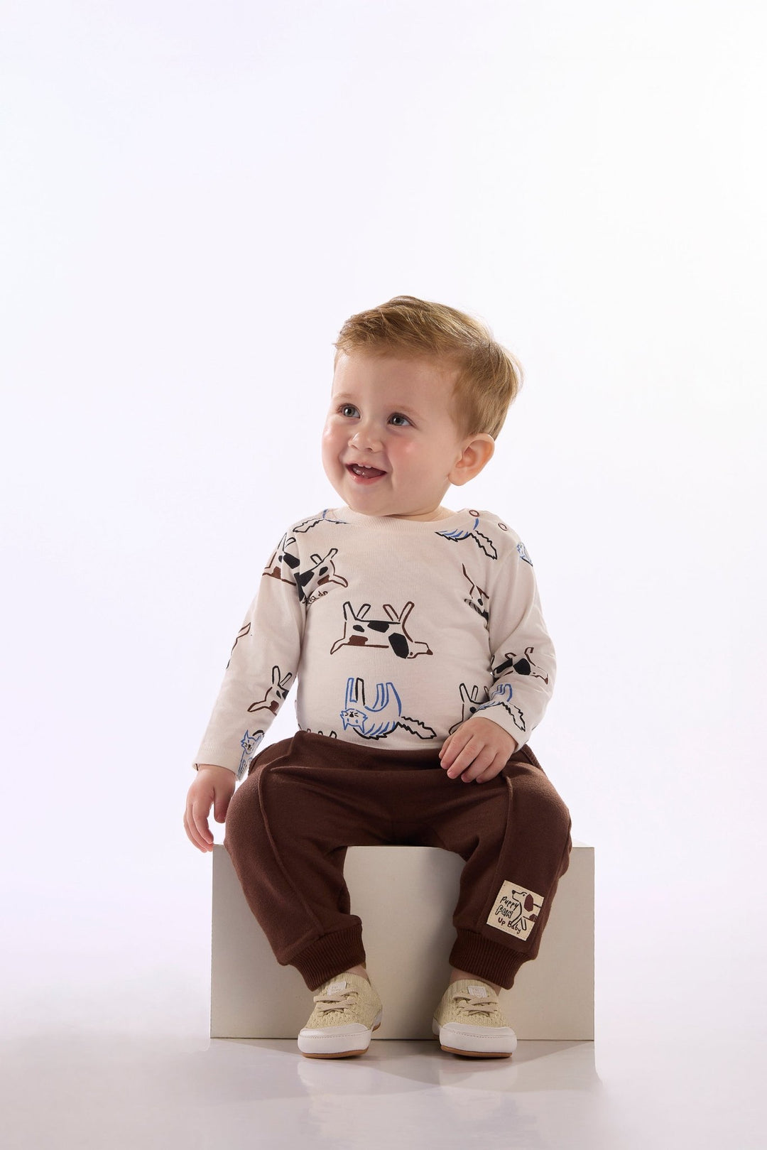 Up Baby Green Bodysuit &amp; Pants Set