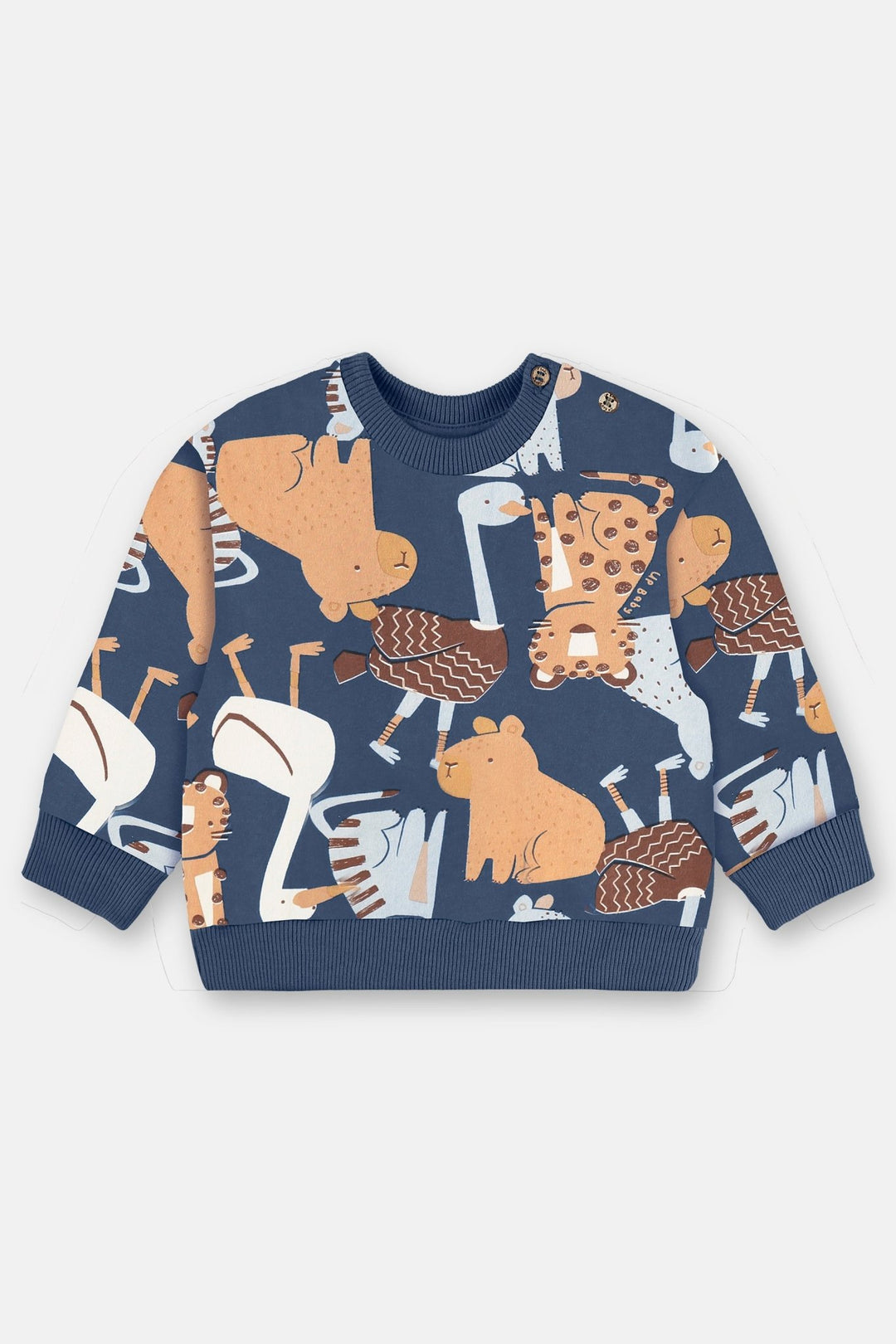 Up Baby Navy Sweatshirt &amp; Pants Set