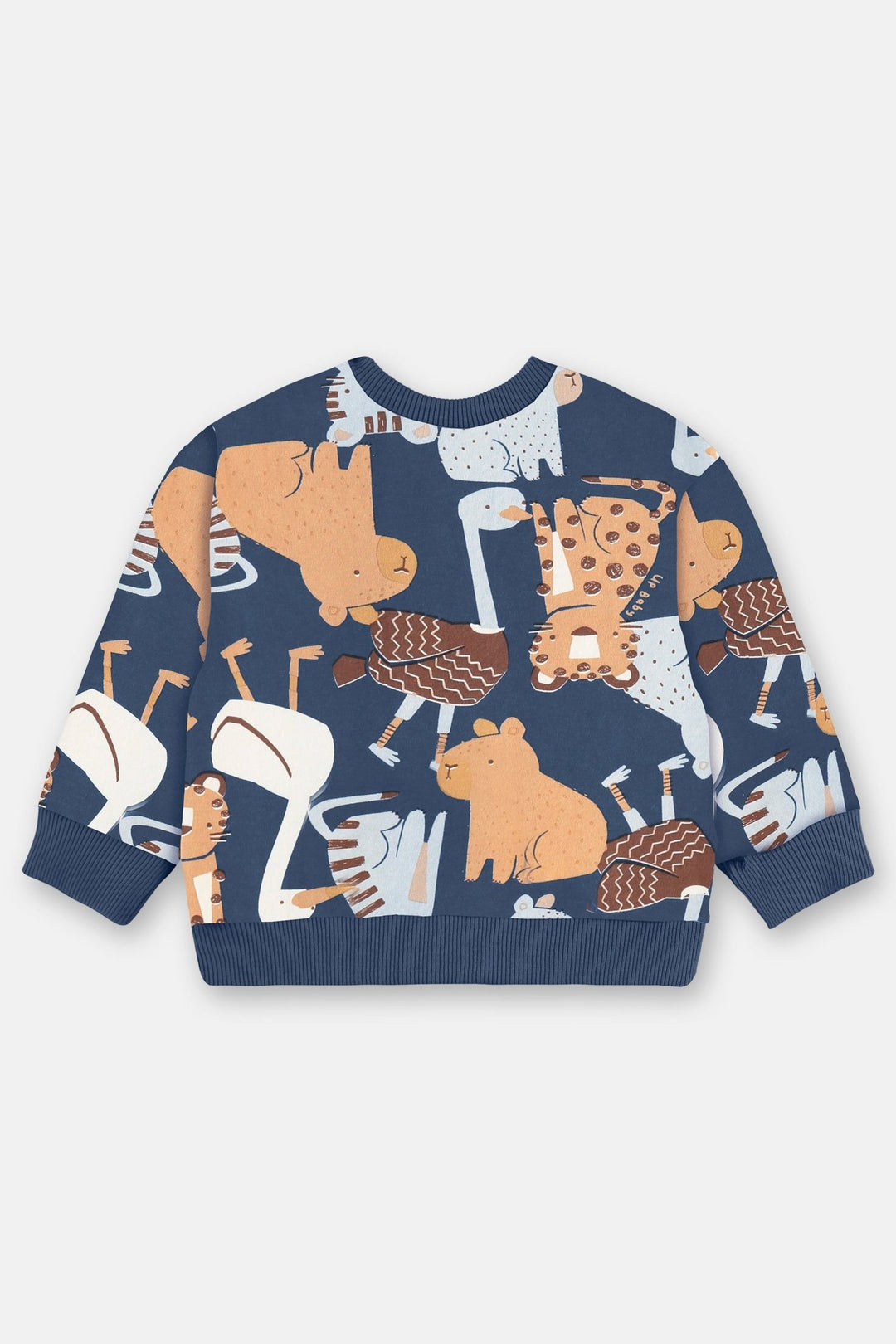 Up Baby Navy Sweatshirt &amp; Pants Set