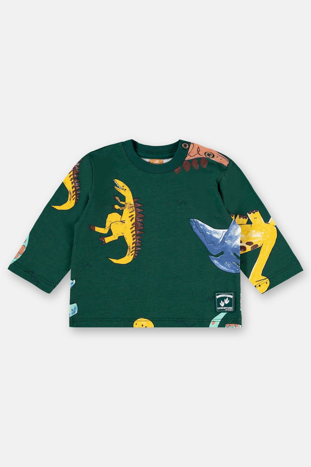 Up Baby Green T-Shirt & Shorts Set