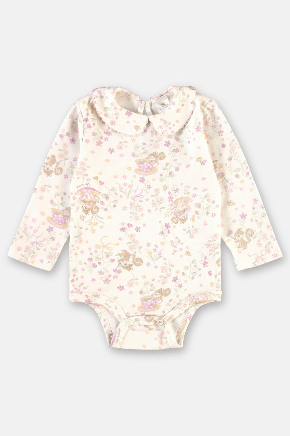 Up Baby White Bodysuit & Pants Set