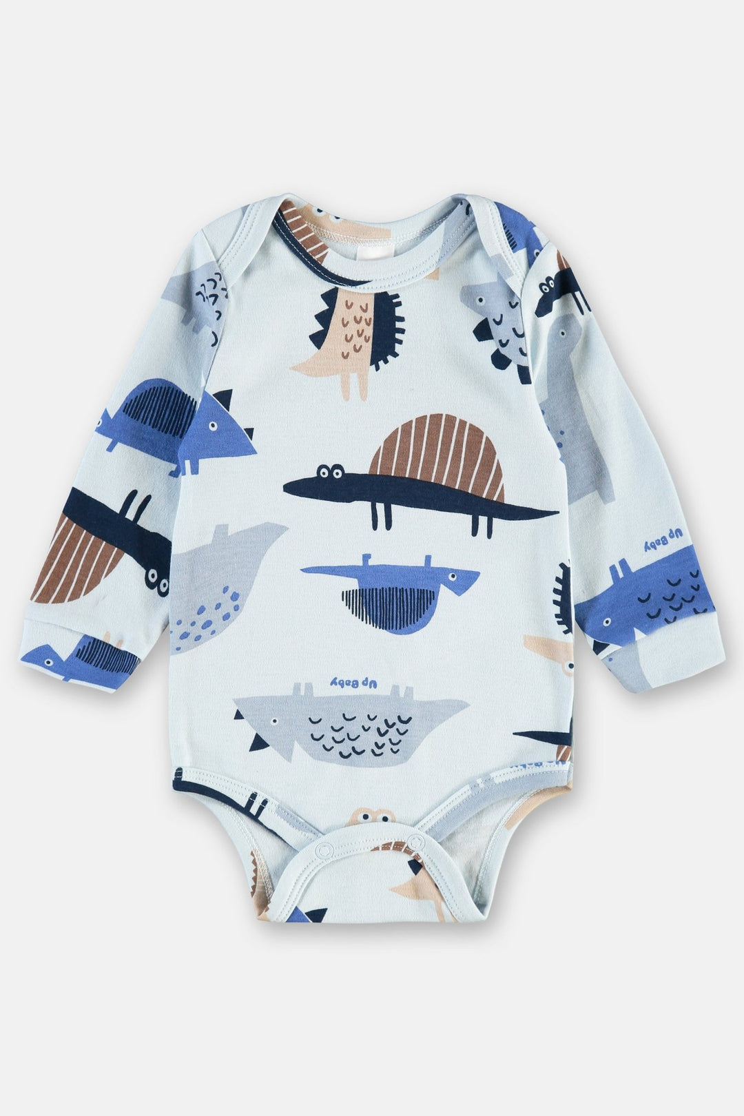Up Baby Light Blue Cotton Piece