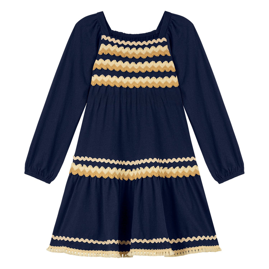 Nanai Navy Boho Dress