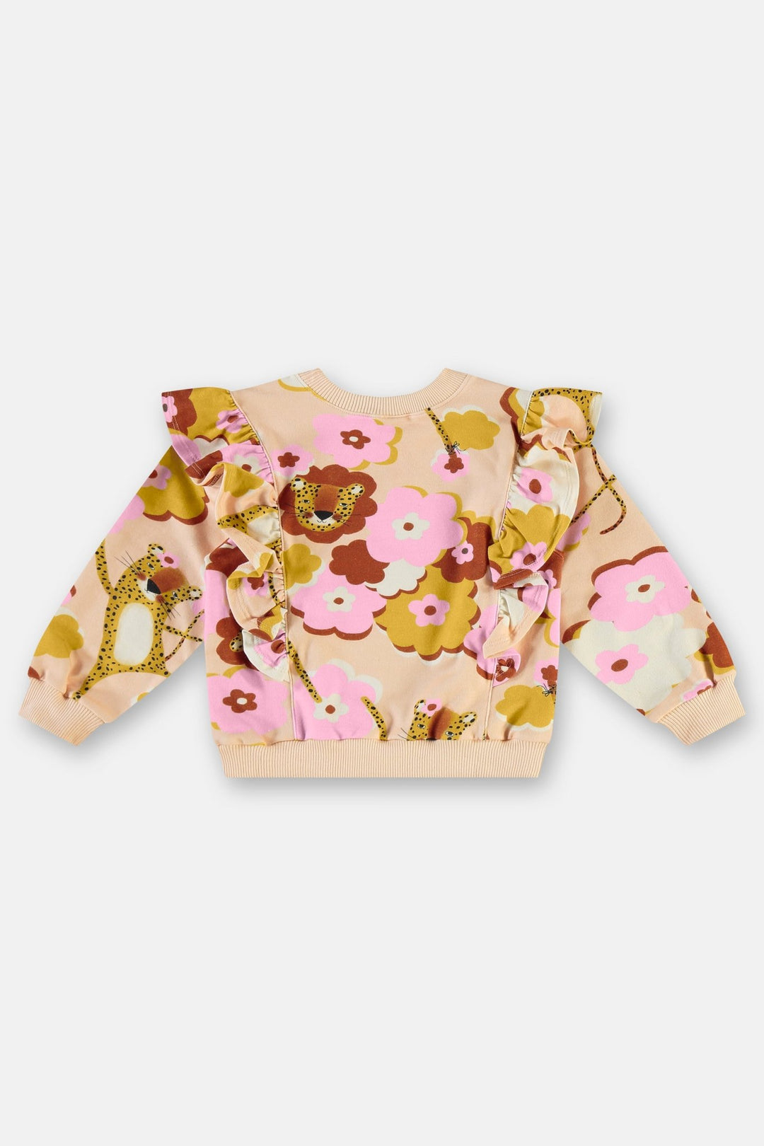 Três e Já Beige Sweatshirt &amp; Pants Set