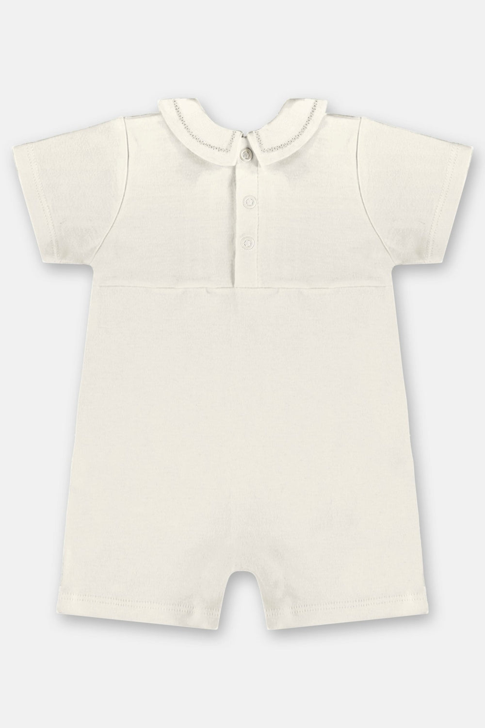 Baby Boys' Romper in Soft Pima Cotton - Caramelo Baby & Kids