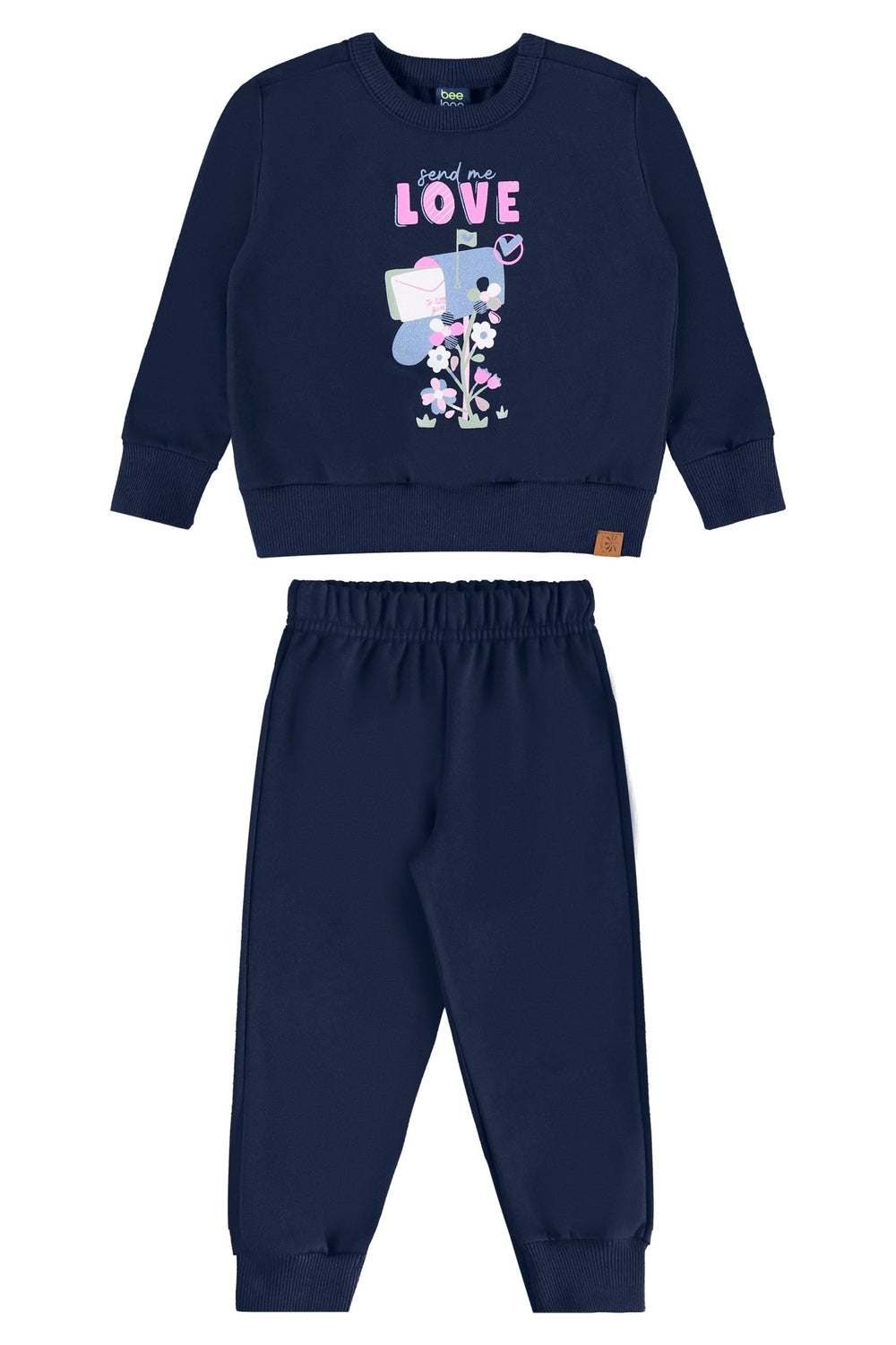 Bee Loop Navy Sweatshirt & Pants Set