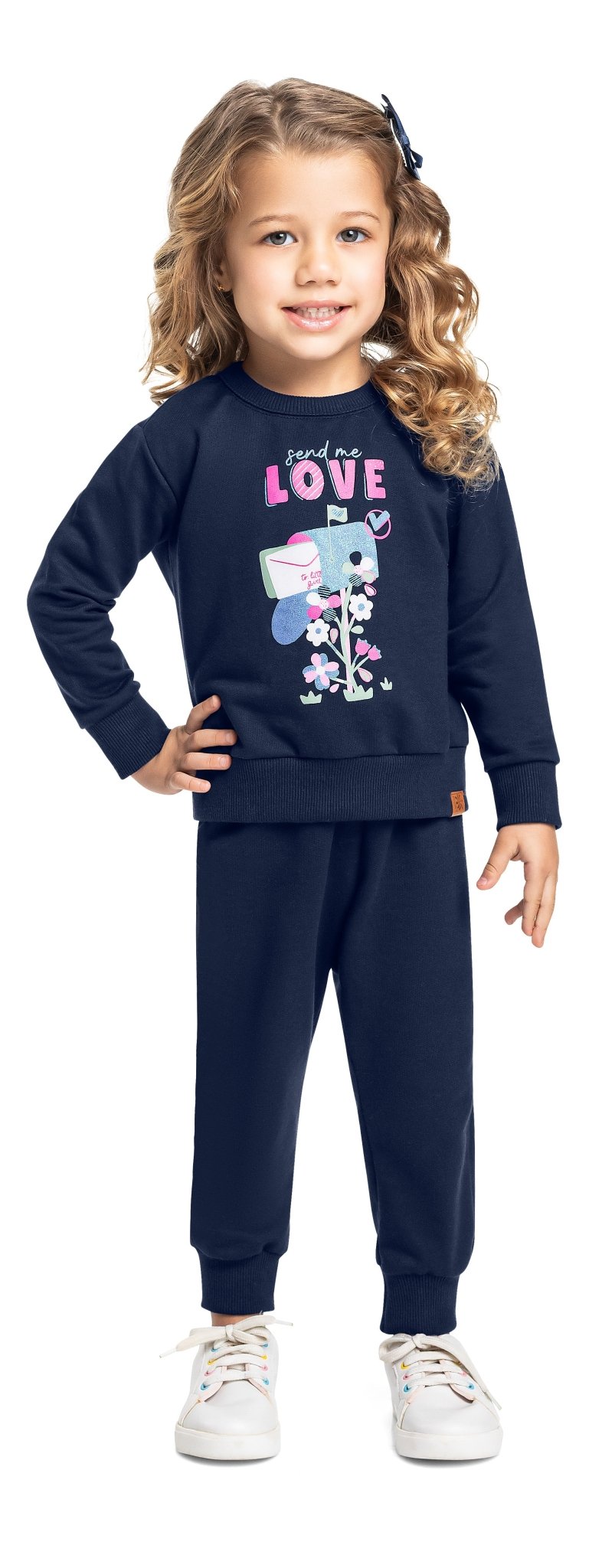 Bee Loop Navy Sweatshirt & Pants Set