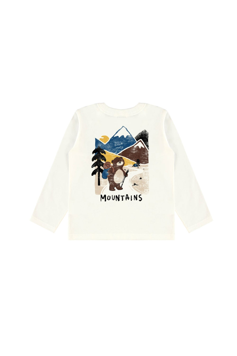 Bee Loop T-Shirt & Pants Set for Boys – Beige & White - Caramelo Baby & Kids