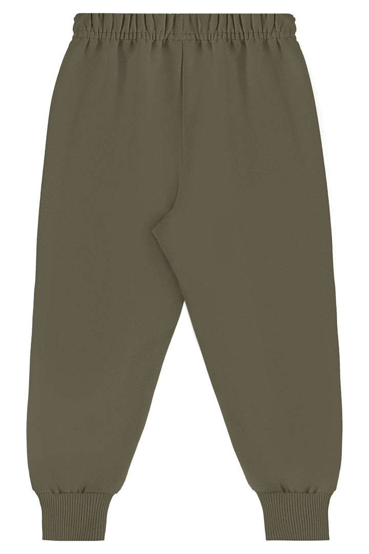 Bee Loop Beige &amp; White T-Shirt &amp; Pants Set