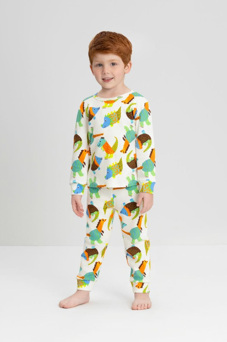 Up Baby Light Blue, Pink, Beige & White Pyjamas