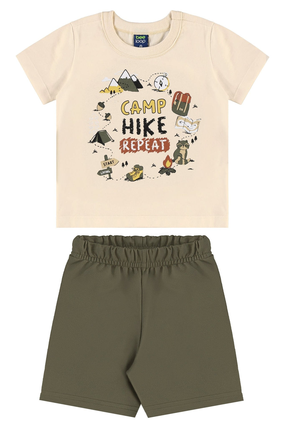 Boys' Set: T-Shirt & Shorts - Caramelo Baby & Kids