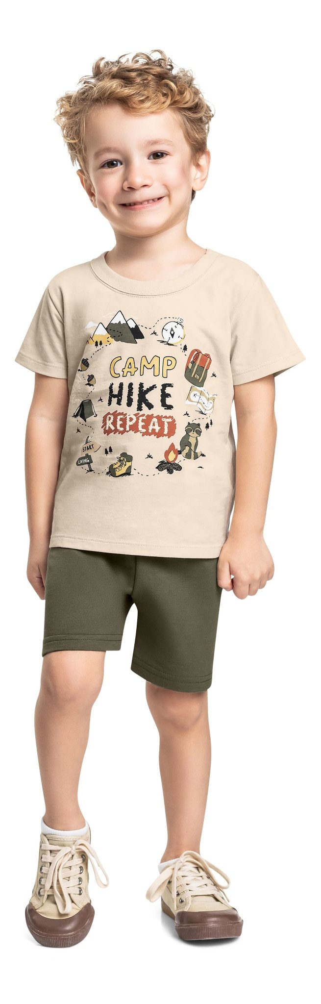 Boys' Set: T-Shirt & Shorts - Caramelo Baby & Kids