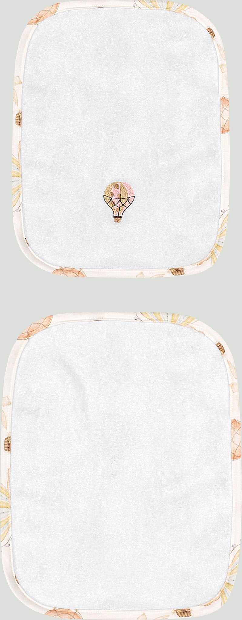 Burp cloth in 100% cotton - Balloons - Caramelo Baby &amp; Kids