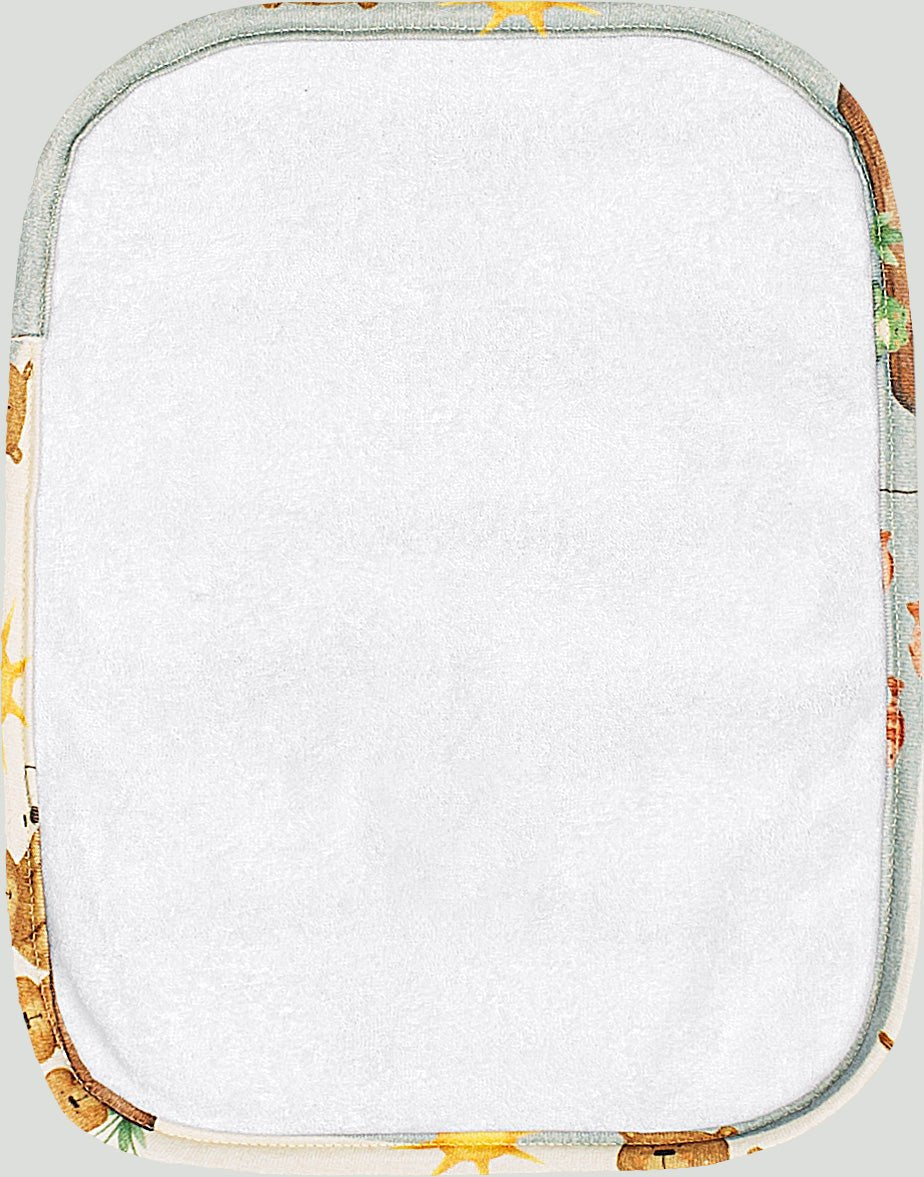 Burp cloth in 100% cotton - Woodland - Caramelo Baby &amp; Kids