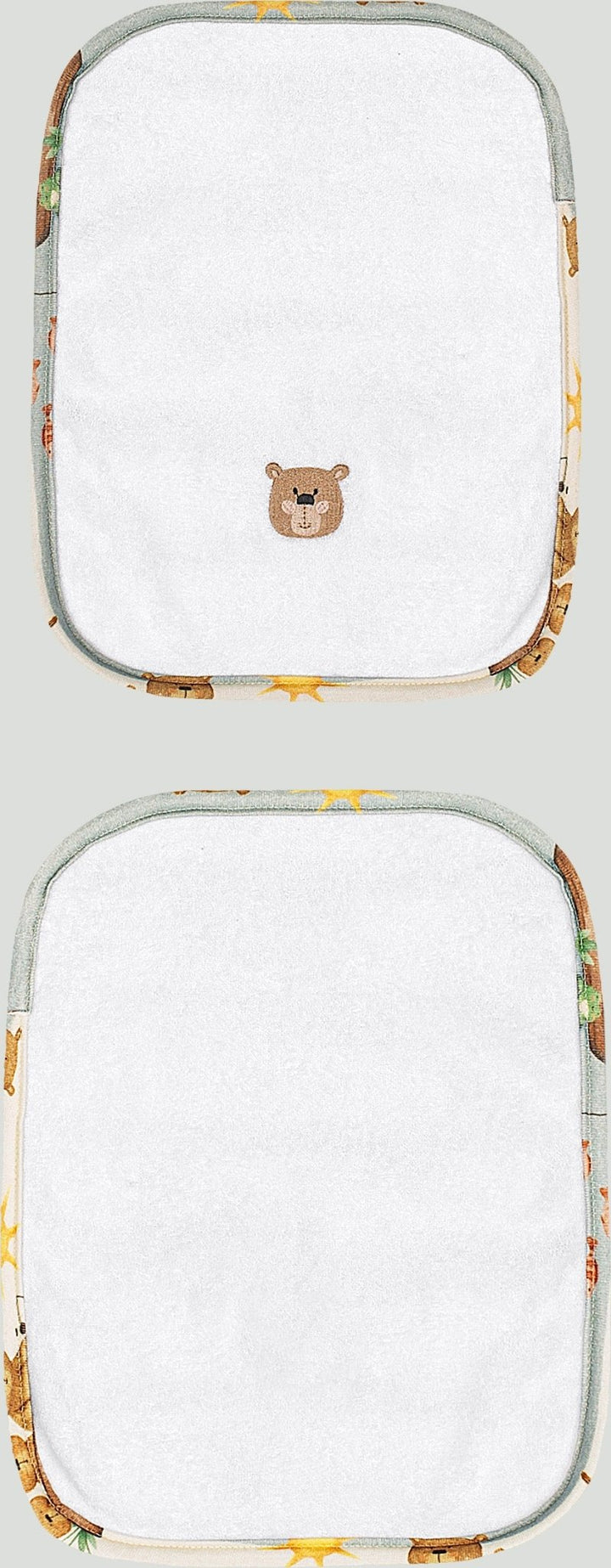 Burp cloth in 100% cotton - Woodland - Caramelo Baby &amp; Kids