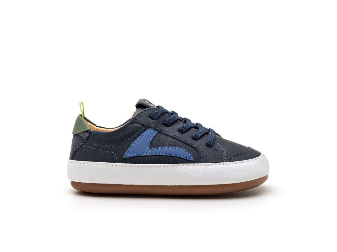 Kids Ground Sneakers - Navy / Blue Tang / Salsa - Nalua