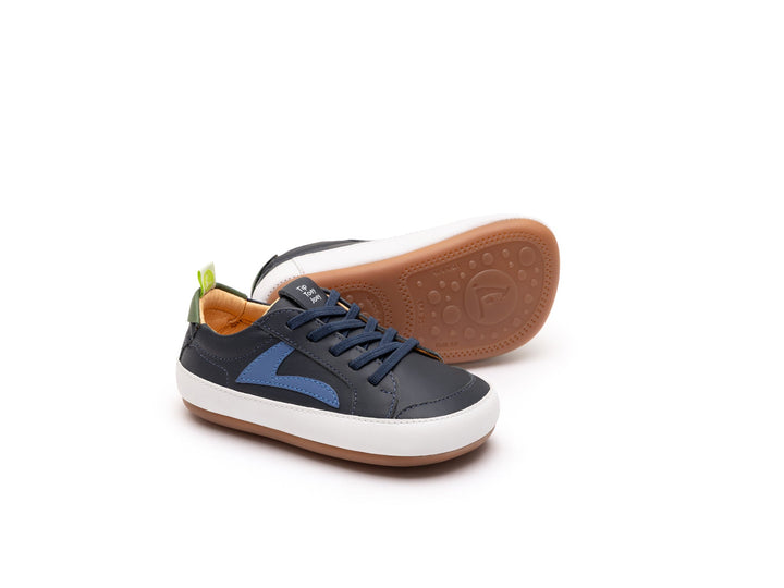 Kids Ground Sneakers - Navy / Blue Tang / Salsa - Nalua