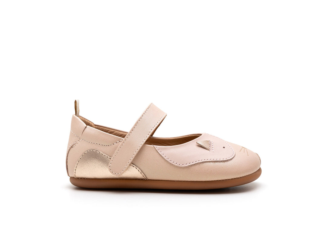 Kids Kitten Mary Janes - Candy Dream / Cotton Candy / Metalic Salmon - Nalua