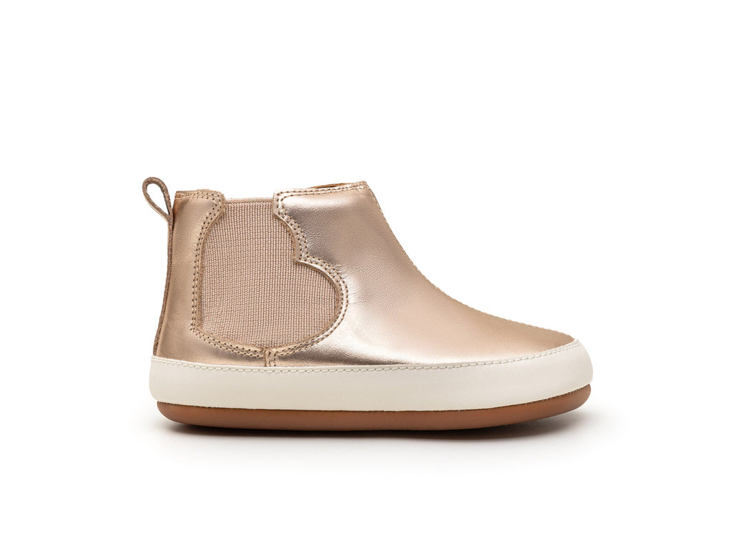Kids One Love Chelsea Boots - Metallic Salmon - Nalua