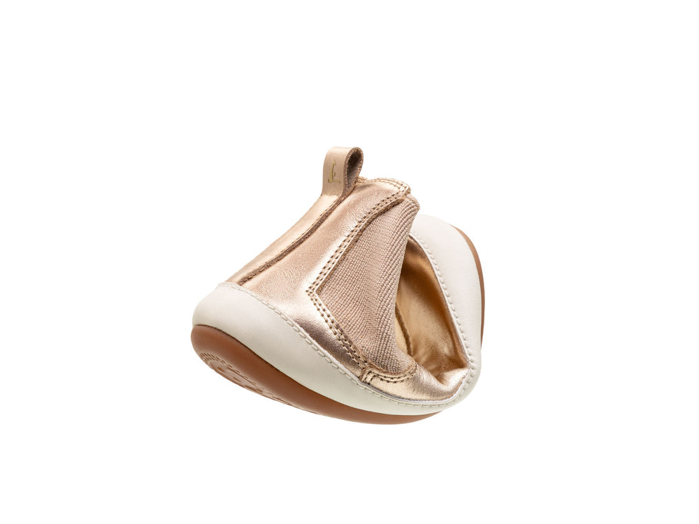 Kids One Love Chelsea Boots - Metallic Salmon - Nalua