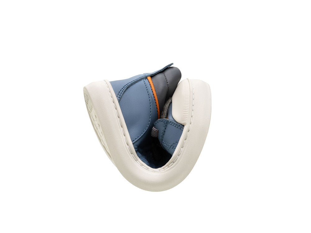 Kids Peak High-Top Sneakers - Denim / Slate Blue - Nalua