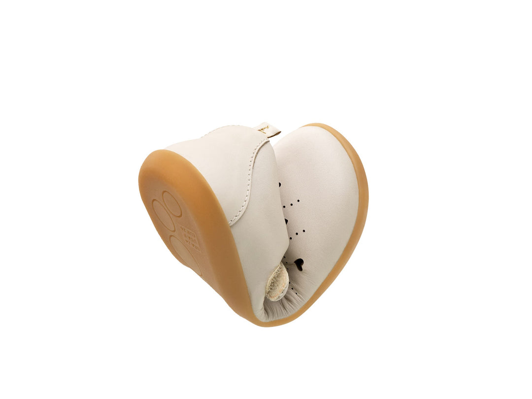 Kids Sweetheart Mary Janes - Cream - Nalua