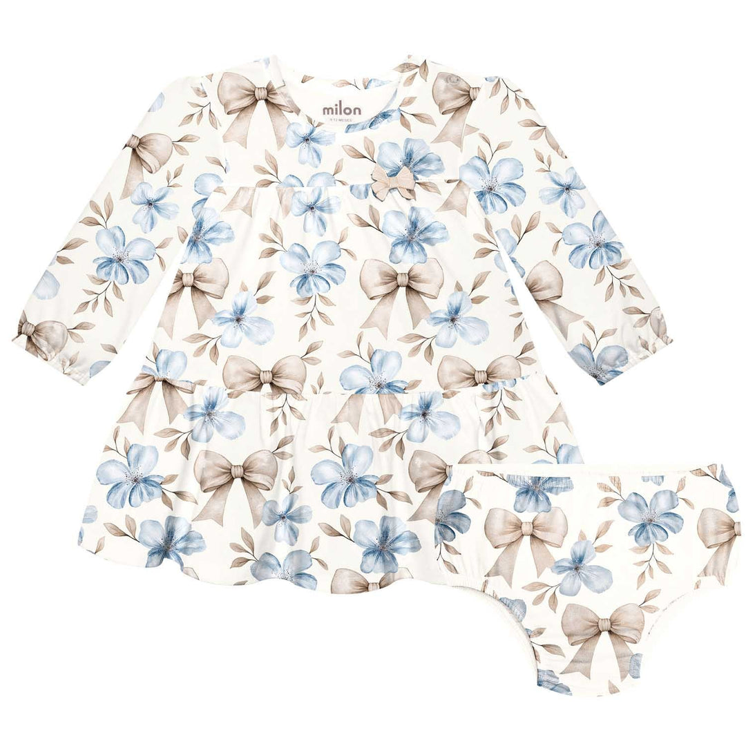 Milon White Dress with Built-In Shorts