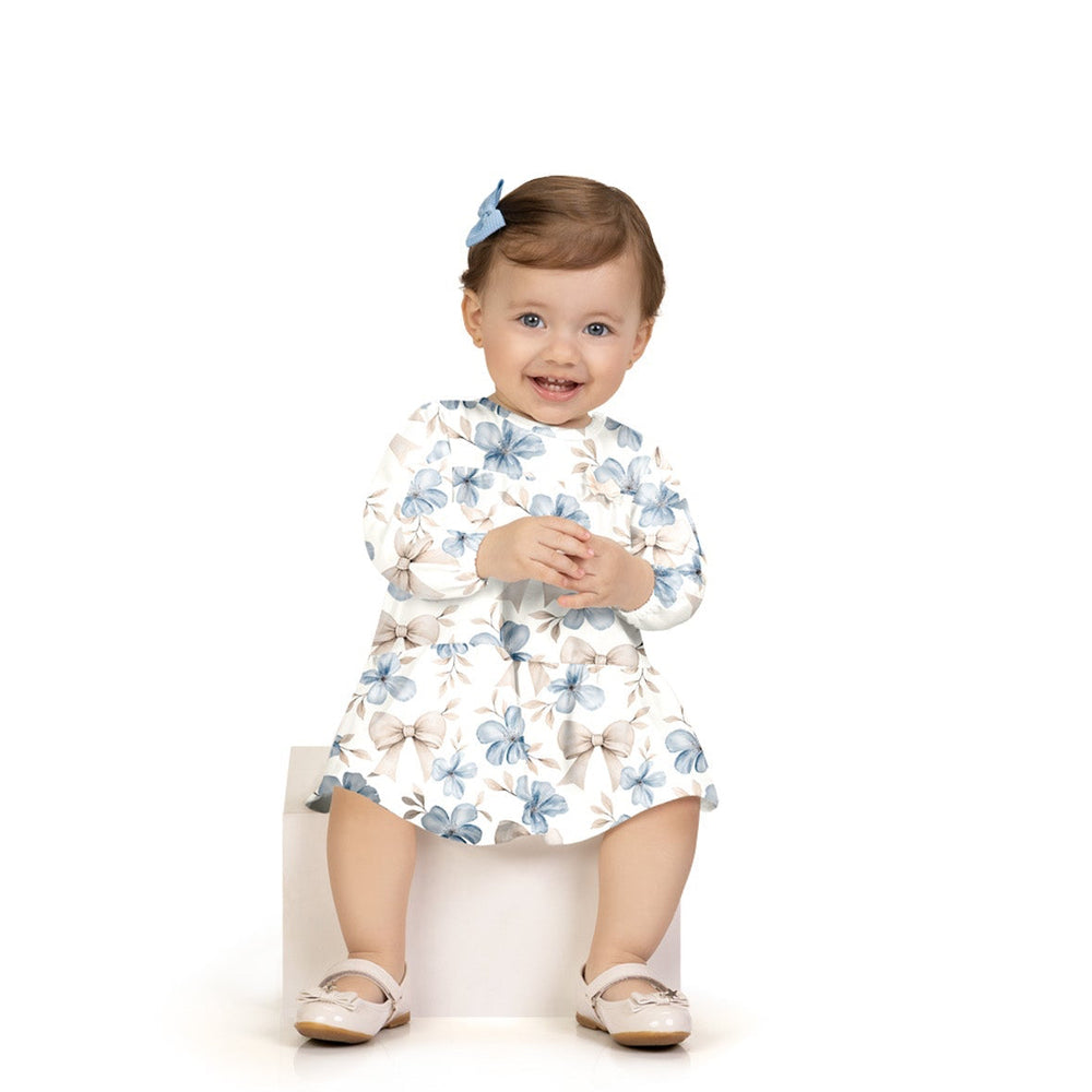 Milon White Dress with Built-In Shorts