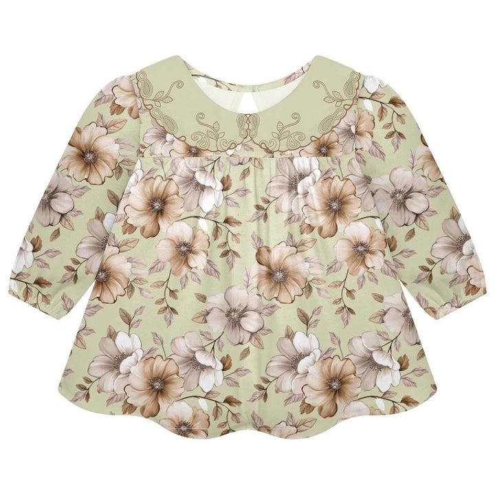 Milon Floral Set for Baby Girls: Top &amp; Leggings - Nalua
