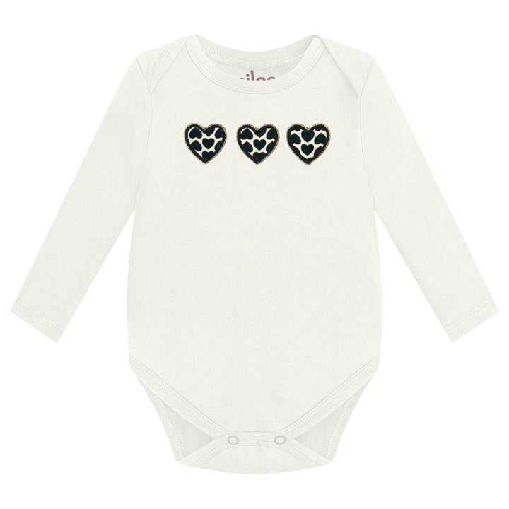 Milon Hearts Set: Romper, Leggings &amp; Coat - Nalua