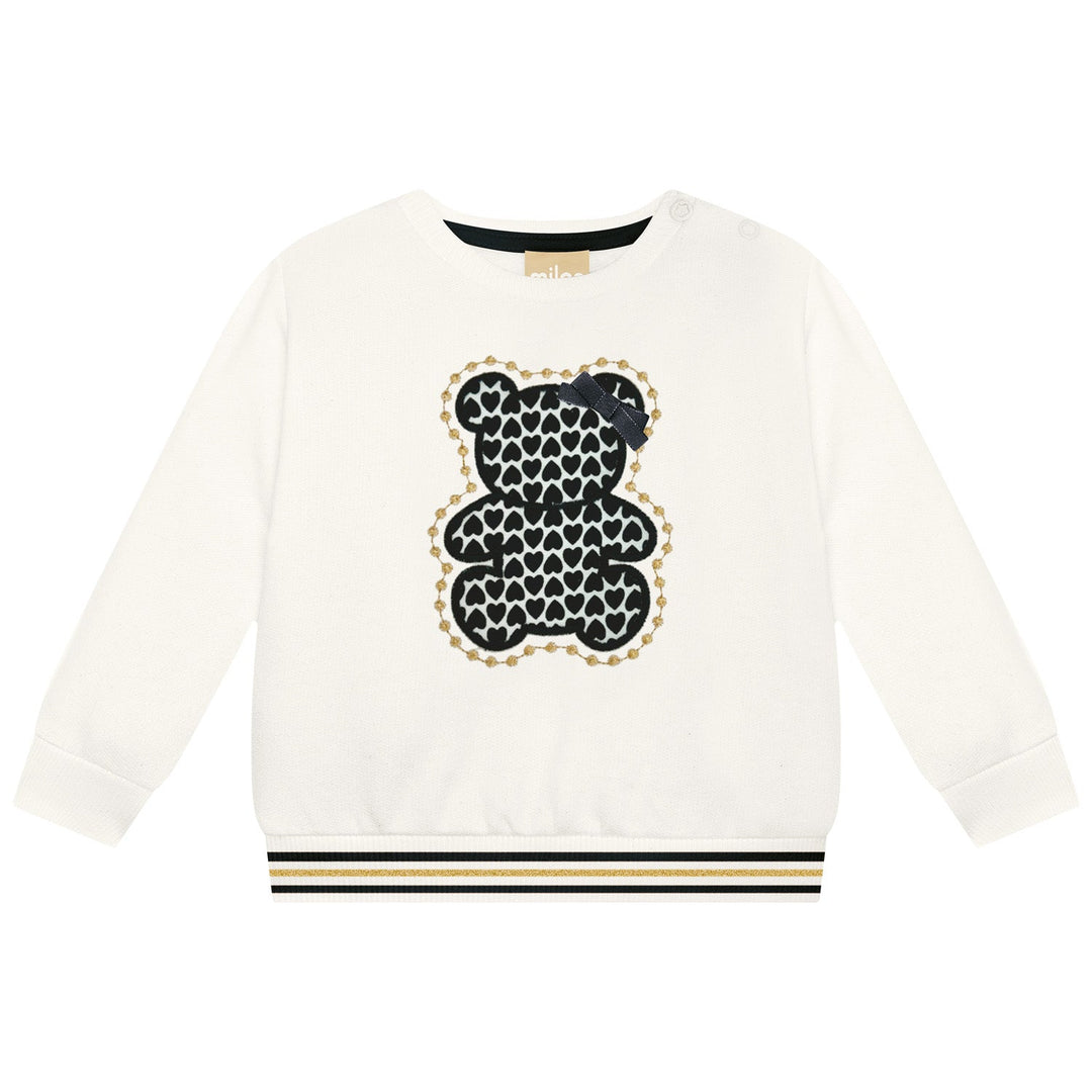 Milon Little Bear Set (Black &amp; White) - Nalua