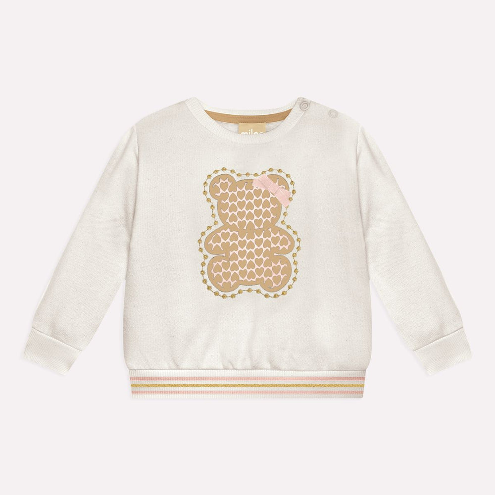 Milon Little Bear Set: Coat & Pants (Beige) - Nalua