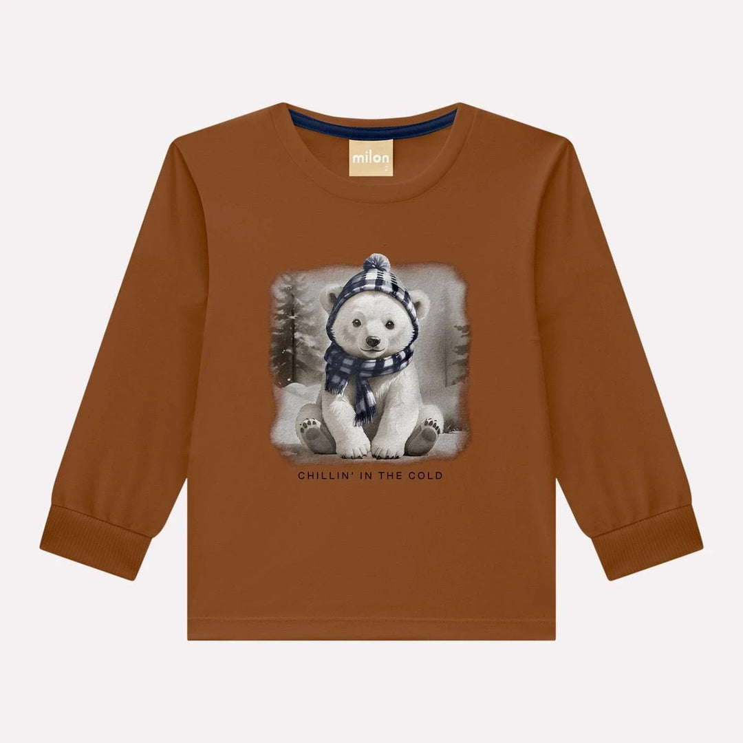 Milon Long-sleeves T-Shirt - Polar Bear - Nalua