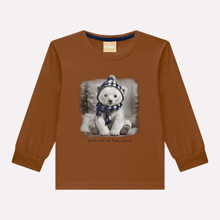 Milon Long-sleeves T-Shirt - Polar Bear - Nalua