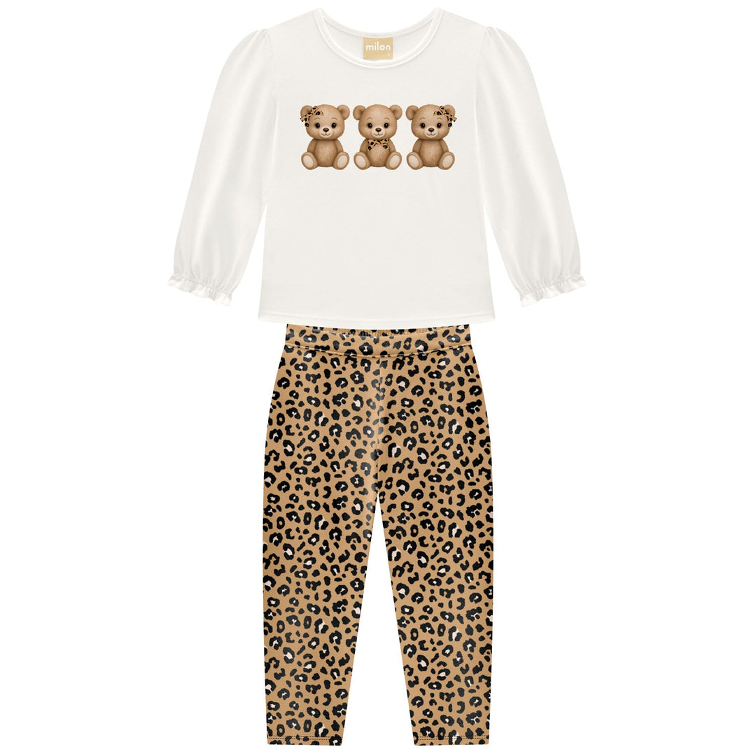 Milon Beige Top & Pants Set