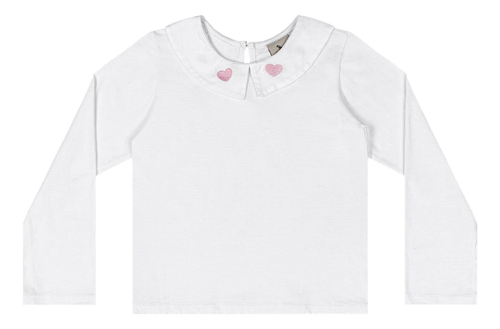 Quimby White Cotton Blouse