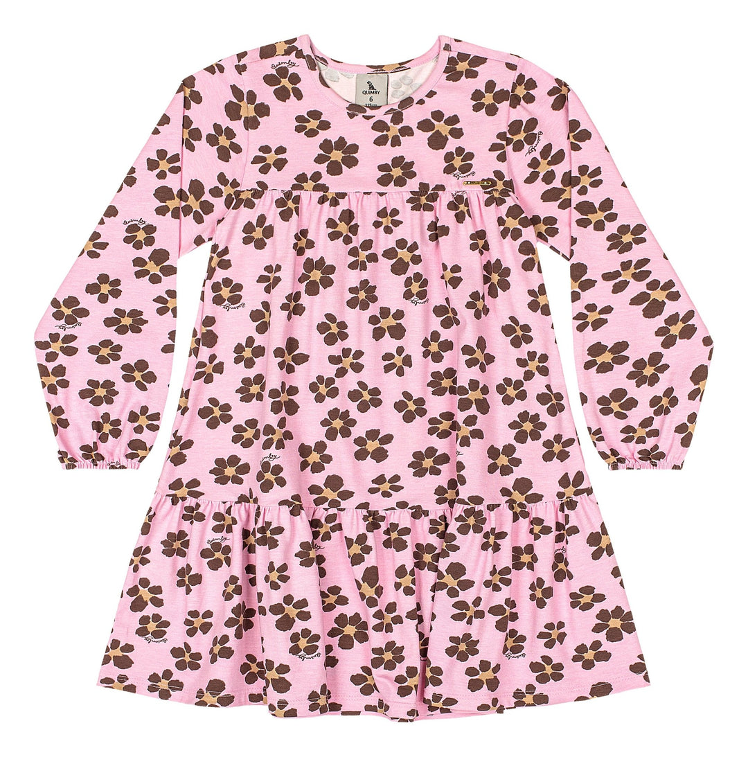 Quimby Pink Cotton-Elastane Dress