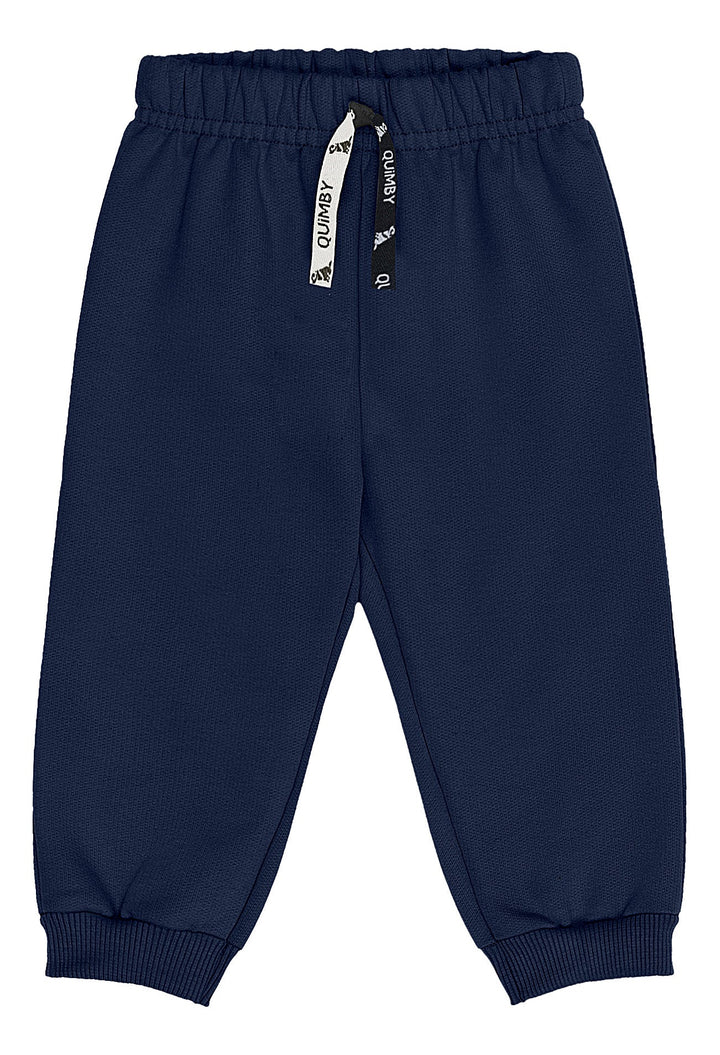 Quimby Navy &amp; Beige Sweatshirt &amp; Pants Set