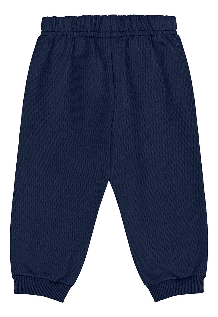 Quimby Sweatshirt &amp; Pants Set for Boys – Navy &amp; Beige - Caramelo Baby &amp; Kids