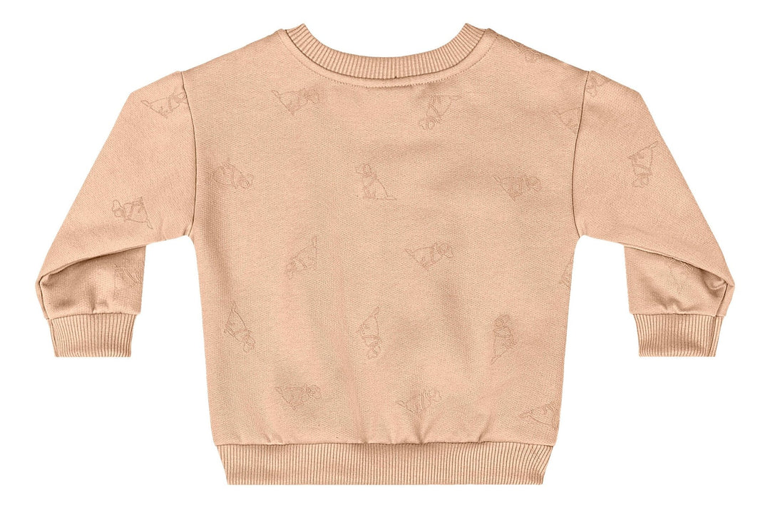 Quimby Navy &amp; Beige Sweatshirt &amp; Pants Set